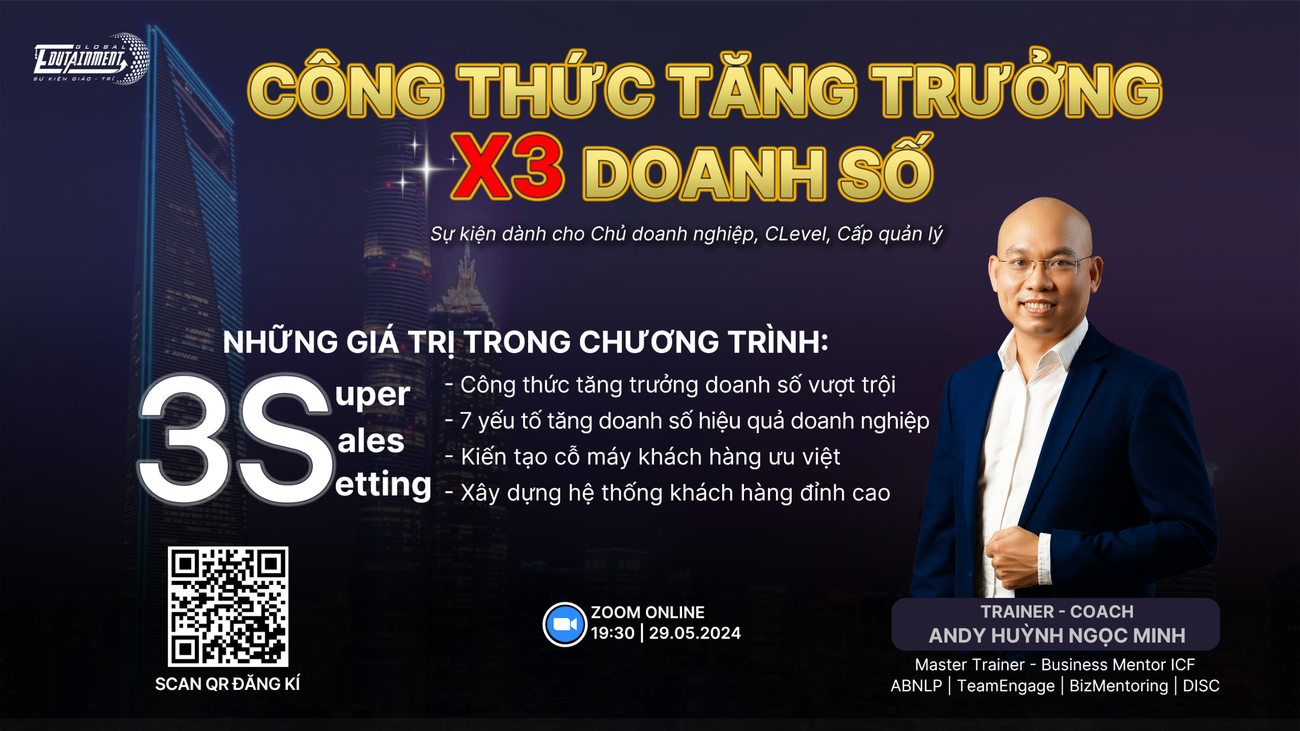 [SỰ KIỆN MIỄN PHÍ ONLINE ZOOM]CÔNG THỨC TĂNG TRƯỞNG DOANH SỐ VƯỢT TRỘI 