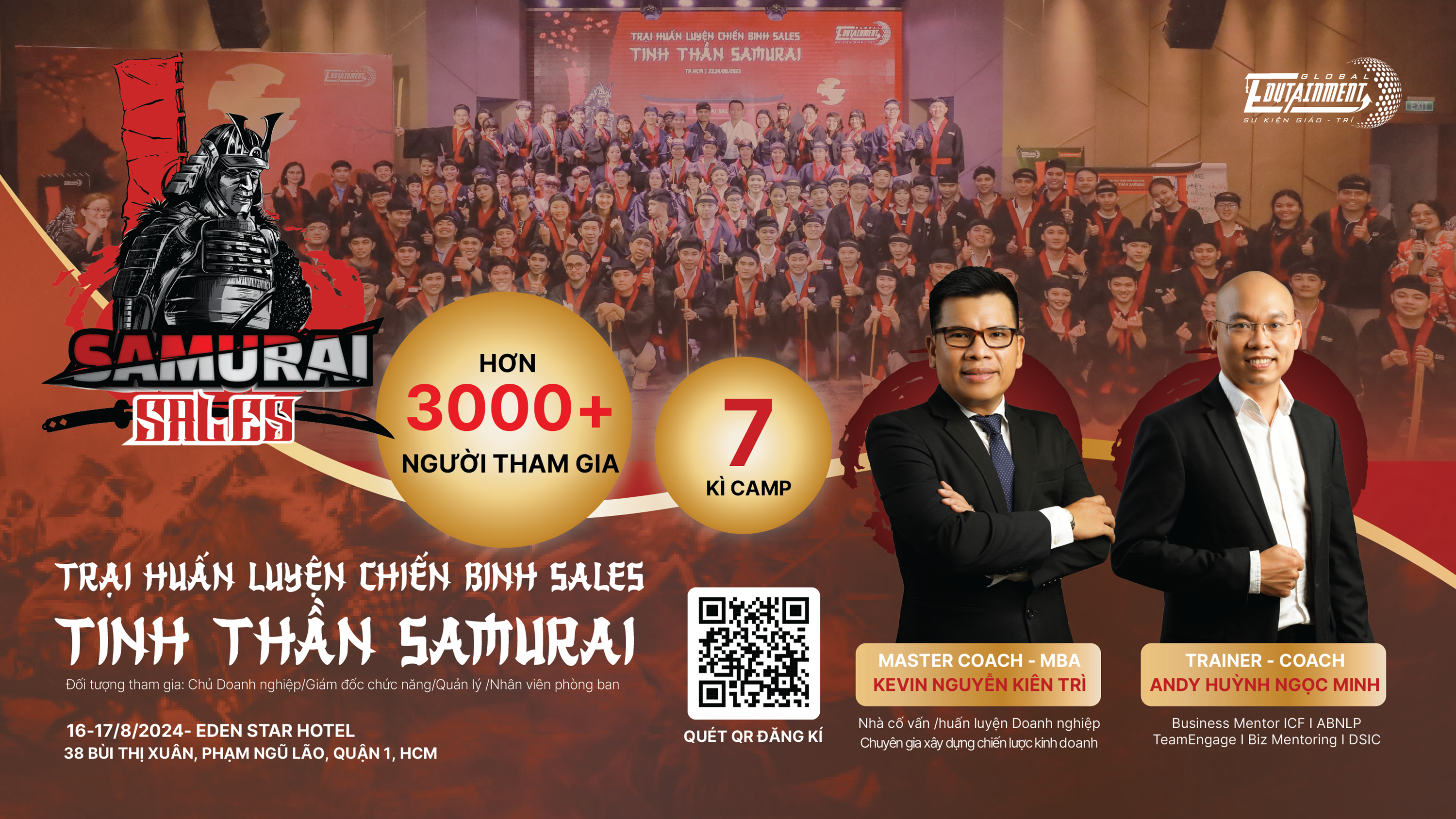 TRẠI HUẤN LUYỆN CHIẾN BINH SALES – TINH THẦN SAMURAI